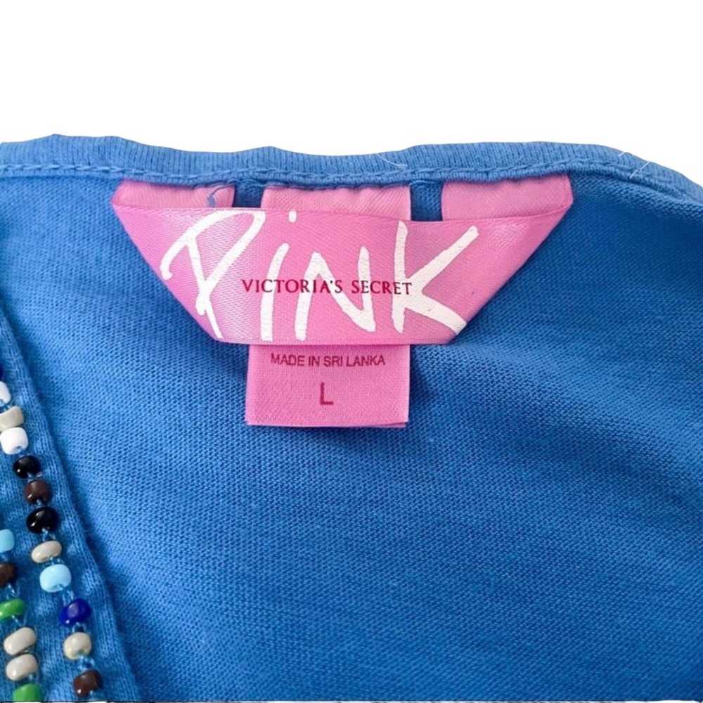 Vintage Y2K Pink Victoria’s Secret Blue Tunic Tan… - image 8