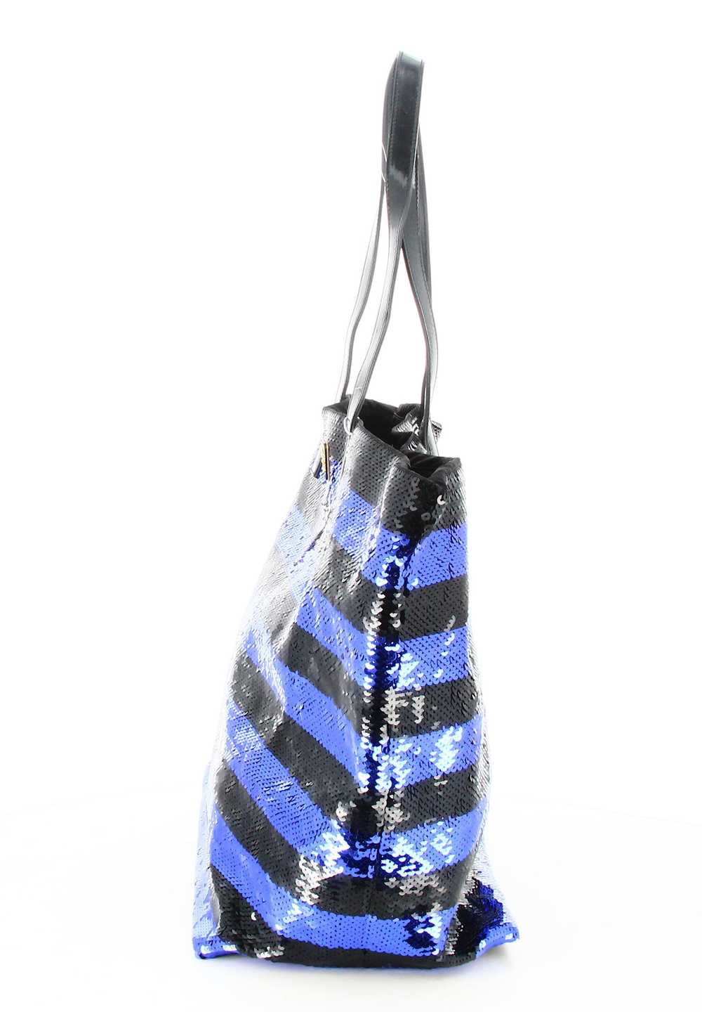 Prada Blue And Black SequinsTote - image 4