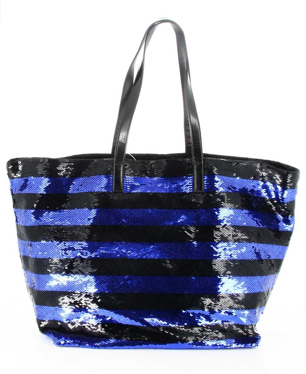 Prada Blue And Black SequinsTote - image 6