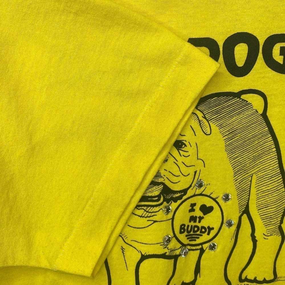 Rare vintage 1988 S.Larson bulldogs Tshirt single… - image 8