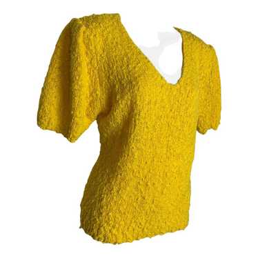 Vintage Essentials padded Crochet top size Large - image 1