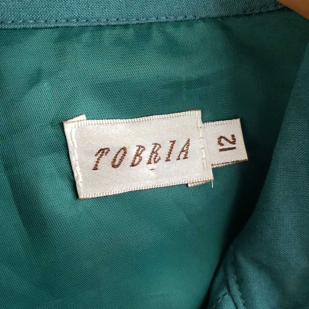 Vintage Tobria Western Boho Blouse Shirt and Rhin… - image 8