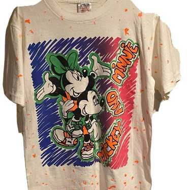 Vintage 90’s Disney Mickey T-shirt Large - image 1