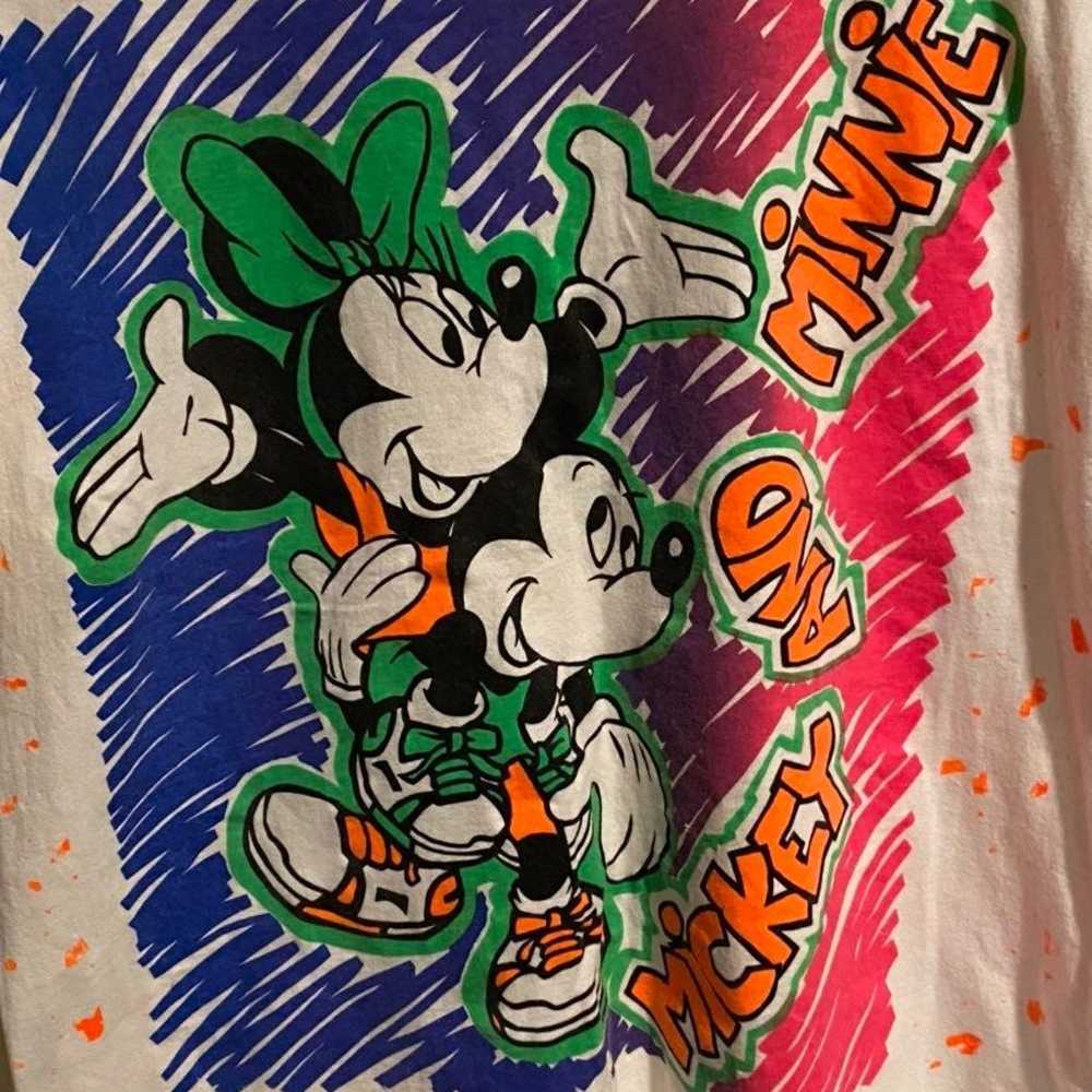 Vintage 90’s Disney Mickey T-shirt Large - image 2