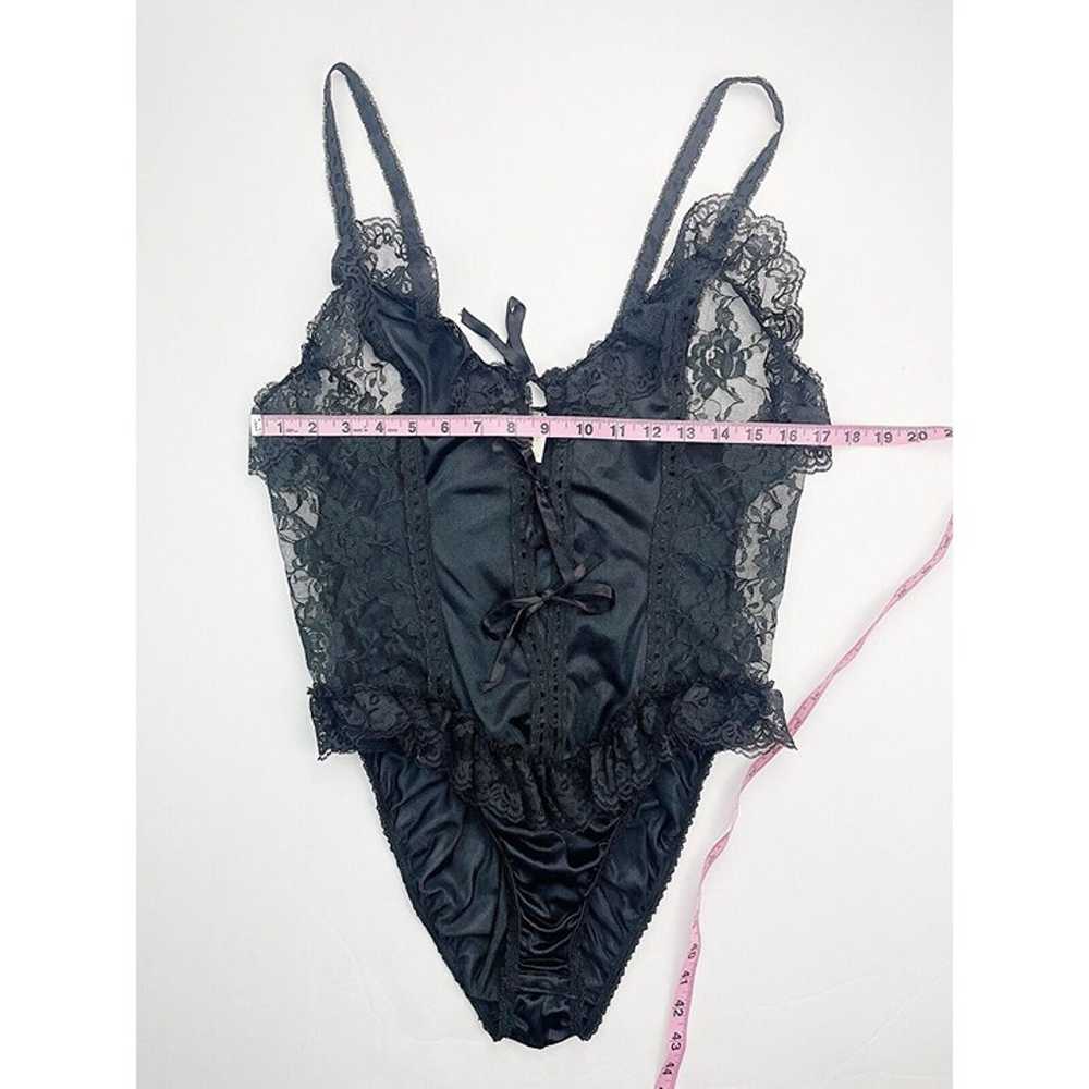 Vintage Delicates sexy black lace nylon lingerie … - image 10