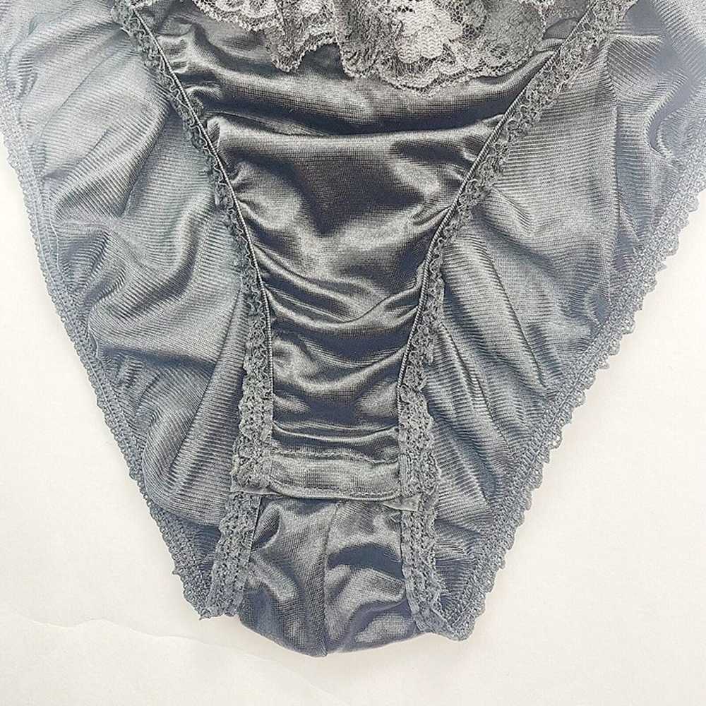 Vintage Delicates sexy black lace nylon lingerie … - image 11