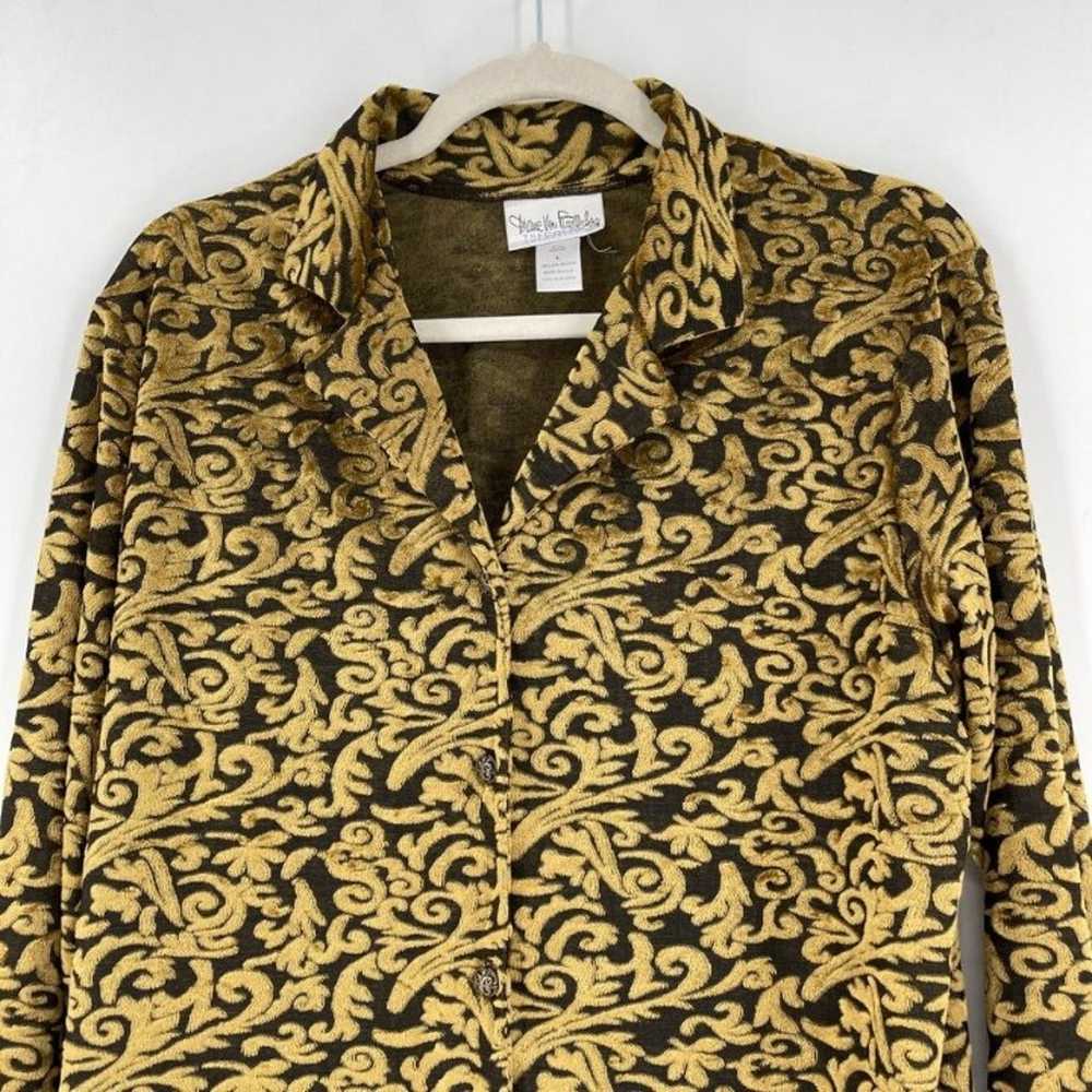 Vintage Diane Von Furstenberg Large Long Sleeve B… - image 2