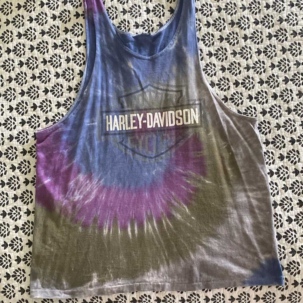 Vintage harley davidson Tank Top - image 1