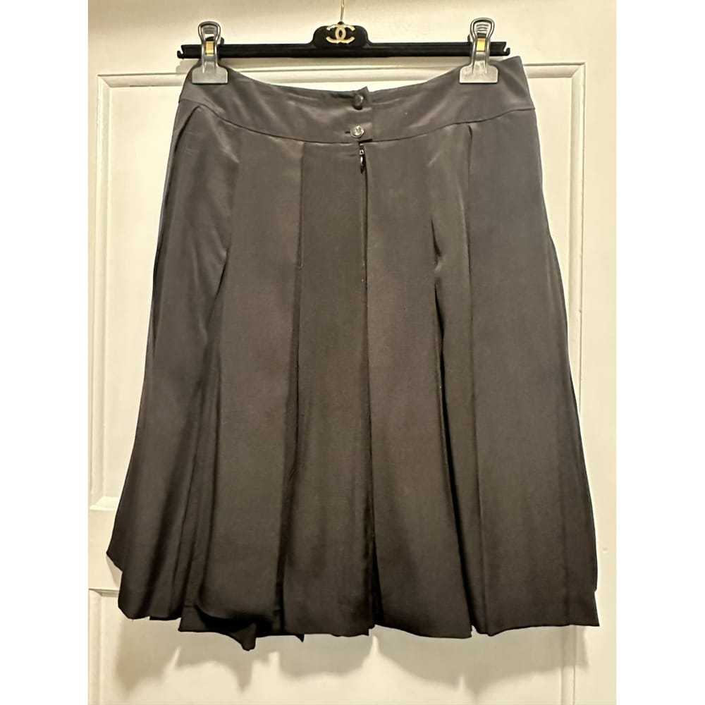 Chanel Silk mid-length skirt - image 10
