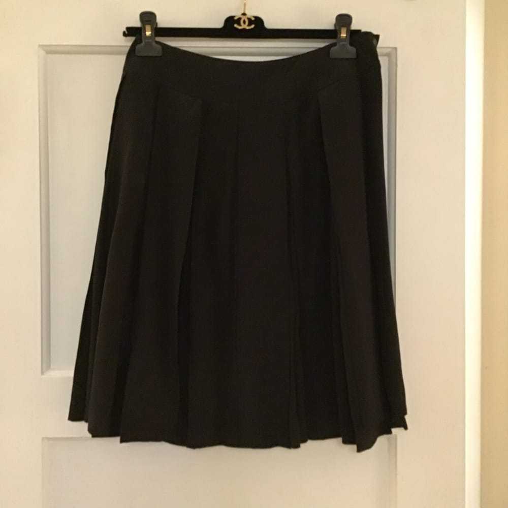 Chanel Silk mid-length skirt - image 4