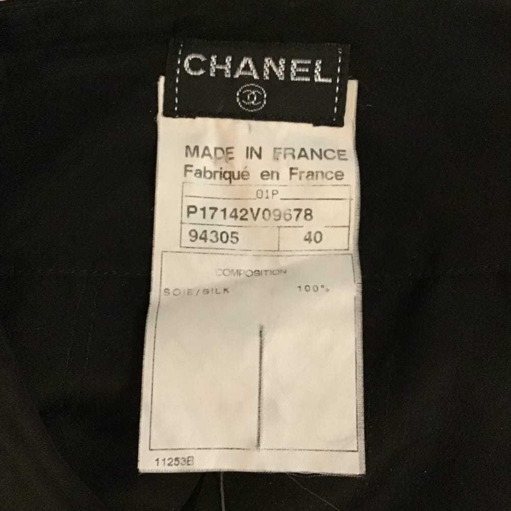 Chanel Silk mid-length skirt - image 7