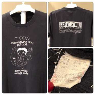 Vtg Macy’s Betty Boop Thanksgiving Tee