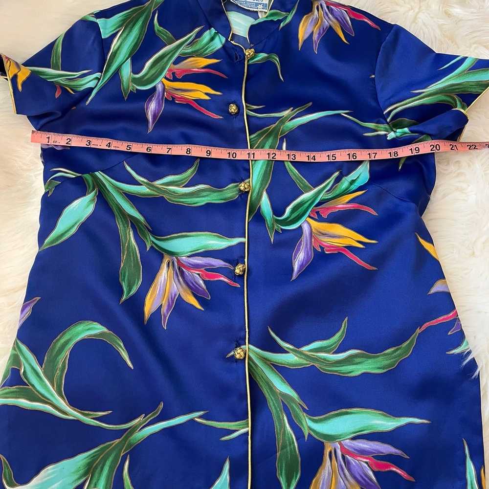 Waltah Clarke Barkcloth Vintage Hawaiian Shirt Wo… - image 11