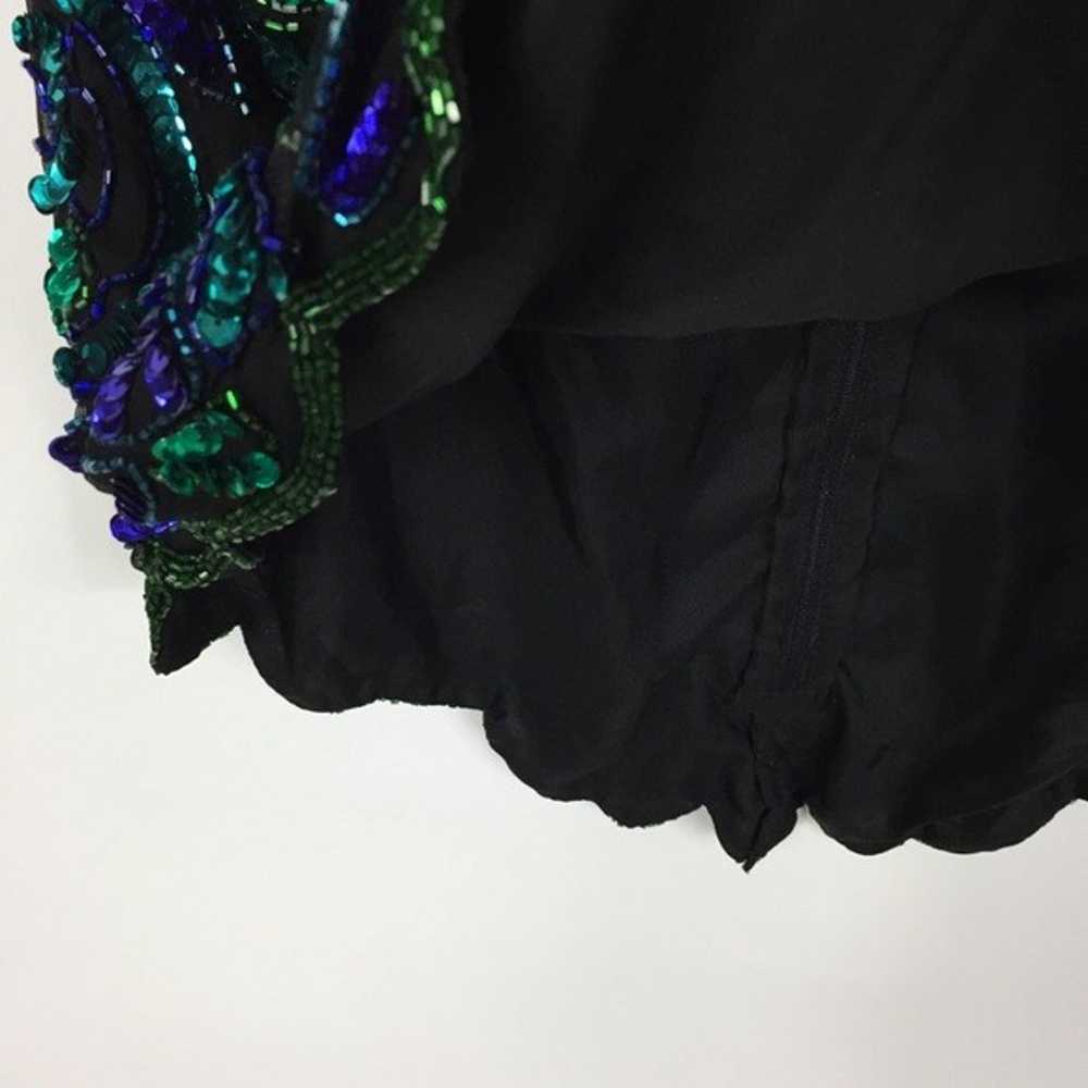Vintage Sequin Embellished Beaded Blouse - image 2
