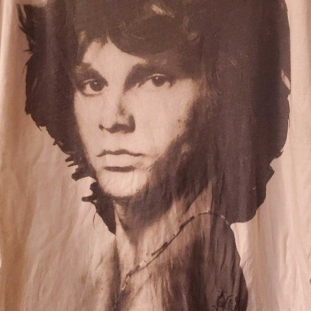 1985 The Doors 'Jim Mor' T-Shirt Vintage Women  S… - image 3