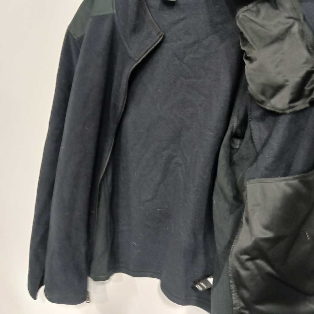 Starter Men's Black Fleece Full Zip Mock Neck Jac… - image 4