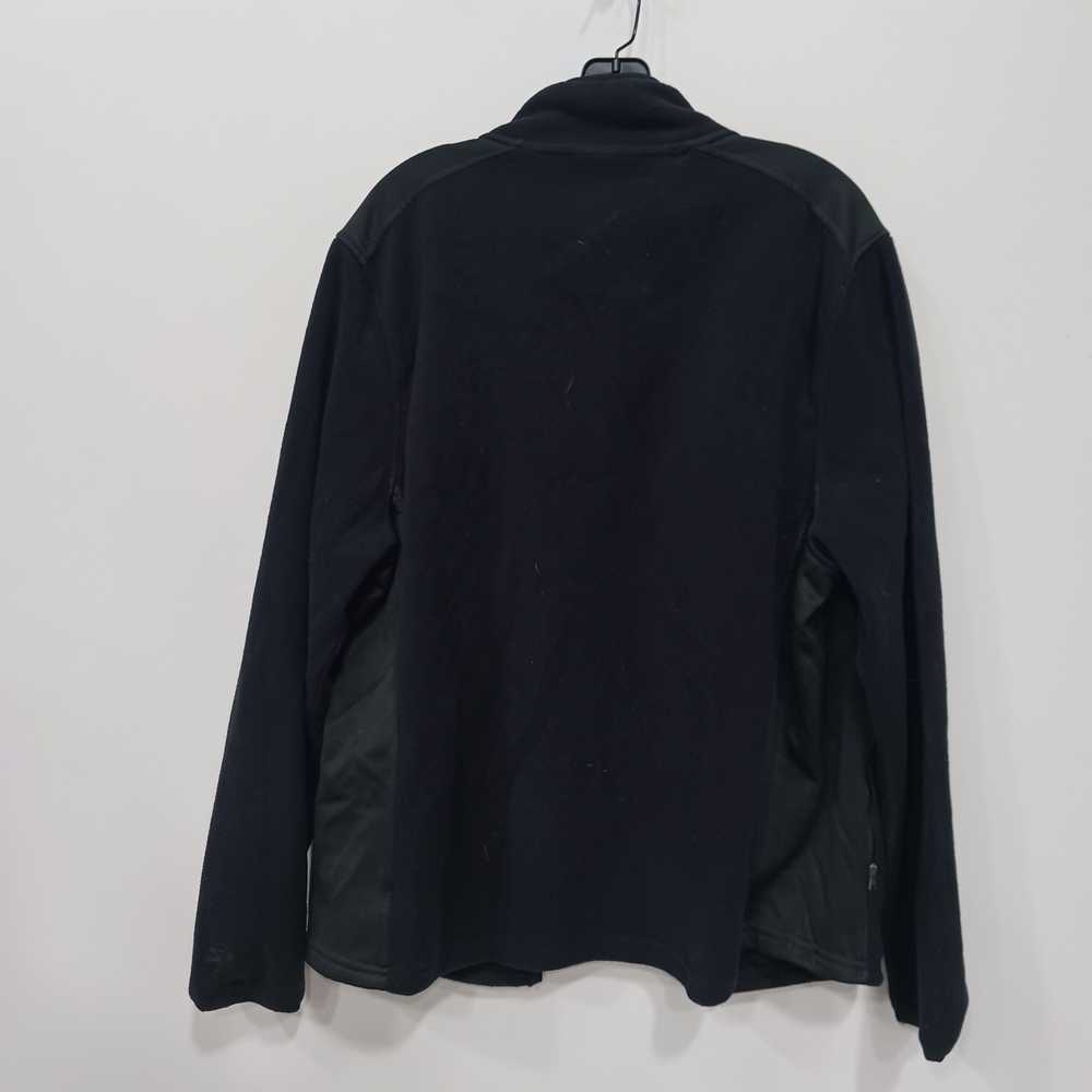 Starter Men's Black Fleece Full Zip Mock Neck Jac… - image 5