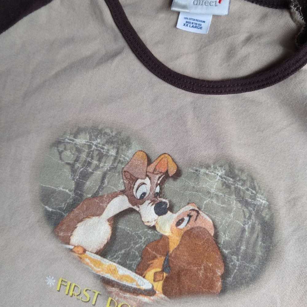 Vintage Lady and the Tramp Disney Shirt - image 2