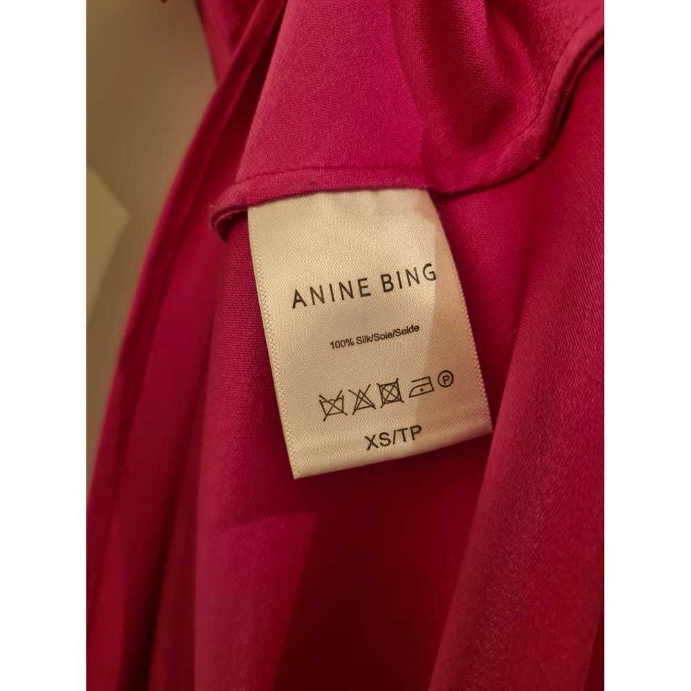 Anine Bing Silk mid-length dress - image 5