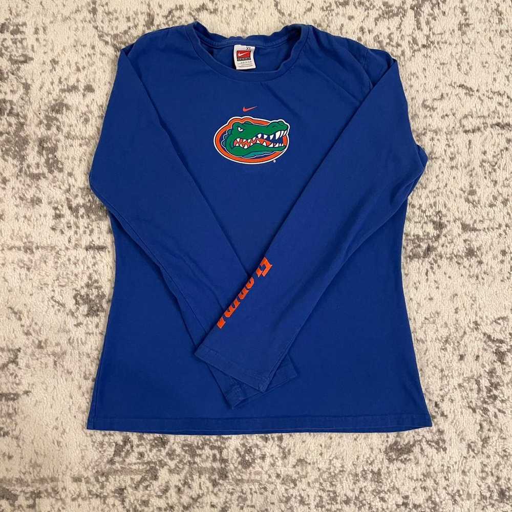 Womens White Tag Nike Florida Gators Long Sleeve … - image 1