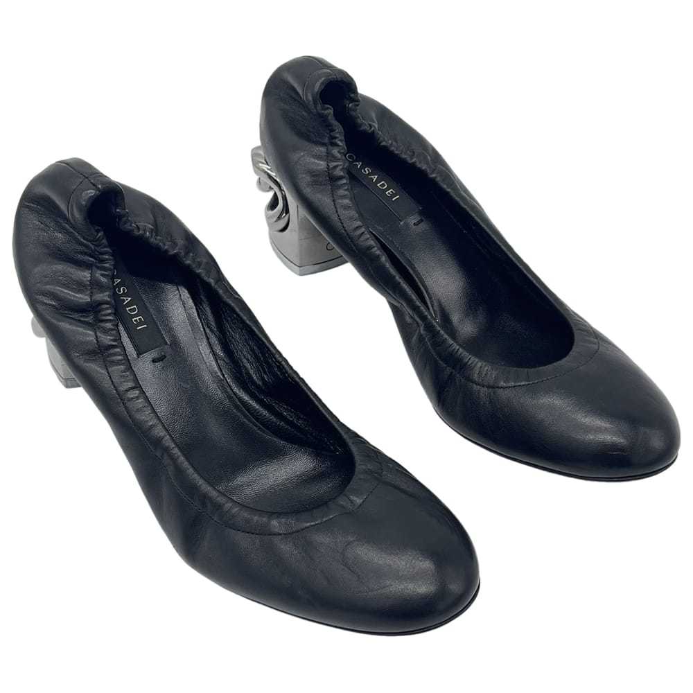 Casadei Leather ballet flats - image 1