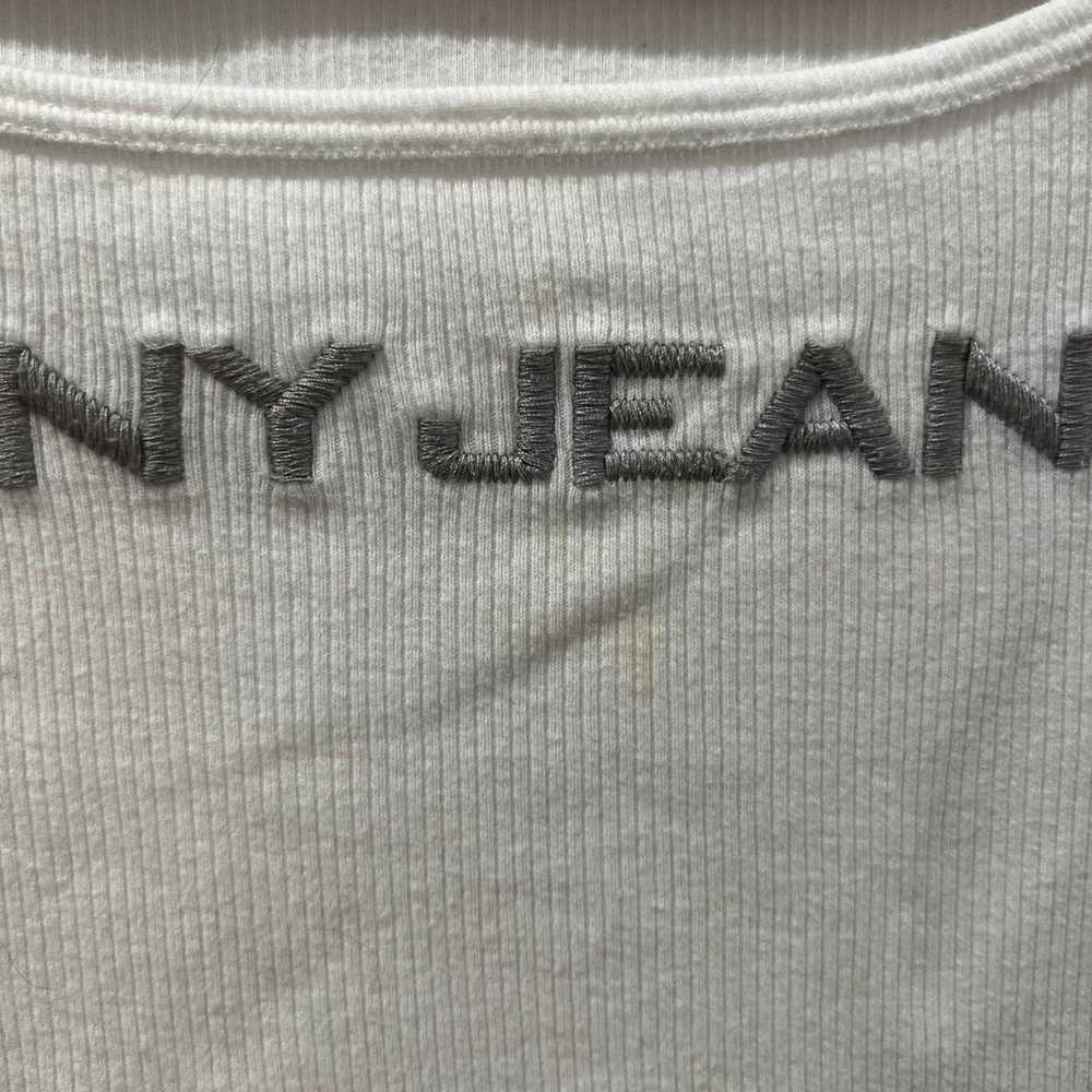 DKNY JEANS ribbed logo shirt - image 4