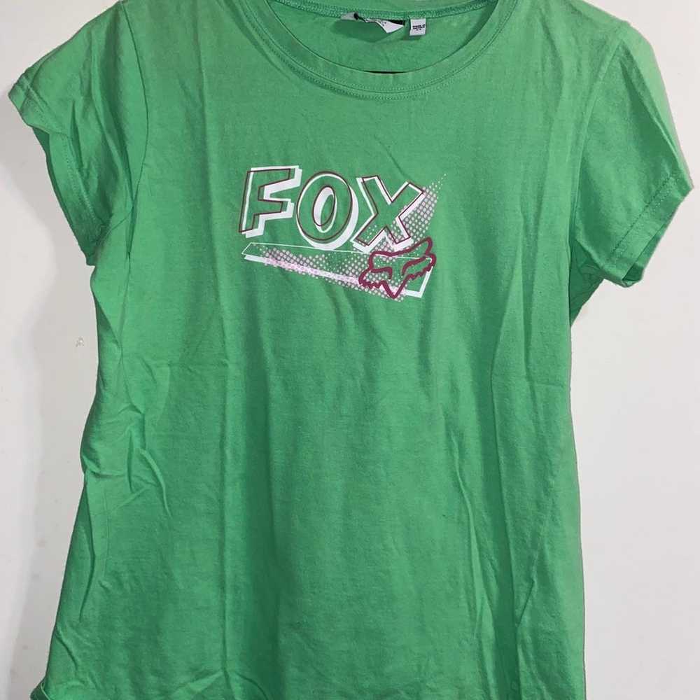 Vintage Y2K fox racing shirt - image 1
