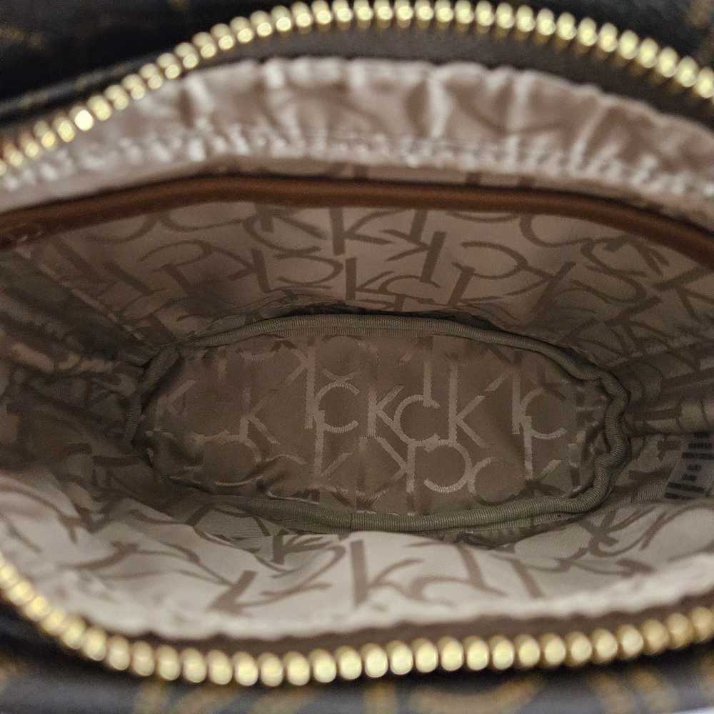 Calvin Klein Brown Signiture Handbag - image 3