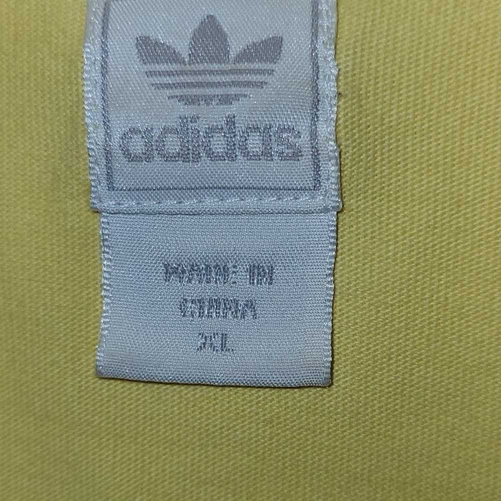 80s Adidas Men Tshirt tri color Trefoil - image 3