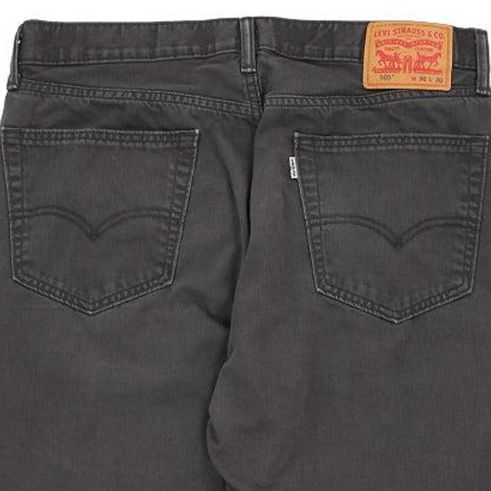 505 Levis Jeans - 36W 29L Grey Cotton - image 3