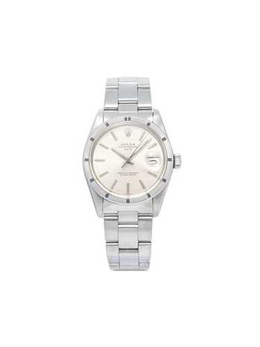 Rolex pre-owned Oyster Perpetual Date 34mm - Neut… - image 1