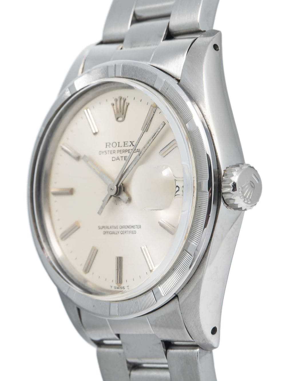 Rolex pre-owned Oyster Perpetual Date 34mm - Neut… - image 3