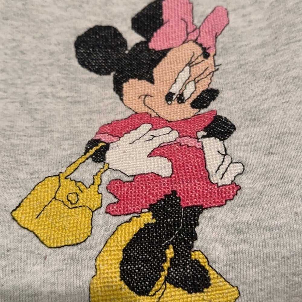 Vintage Disney Mickey Mouse Layered Crewneck Swea… - image 2