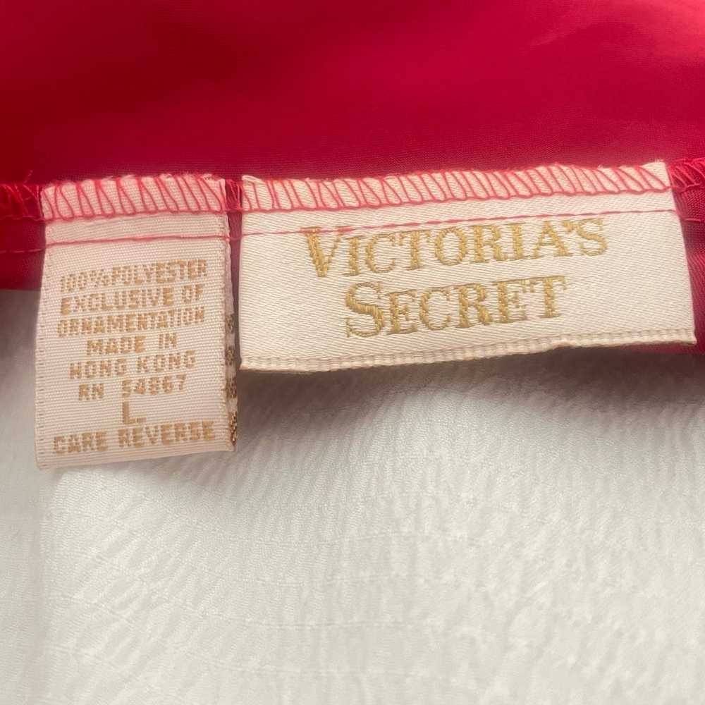 Vintage Victorias Secret Gold Label Red Beaded Ca… - image 6