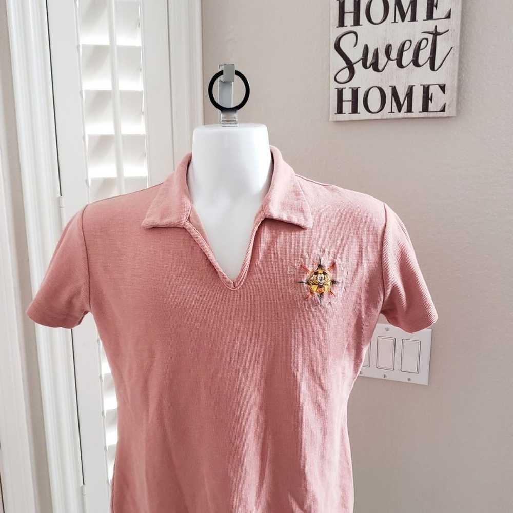 VTG Walt Disney World Tour Polo V-neck X - image 4