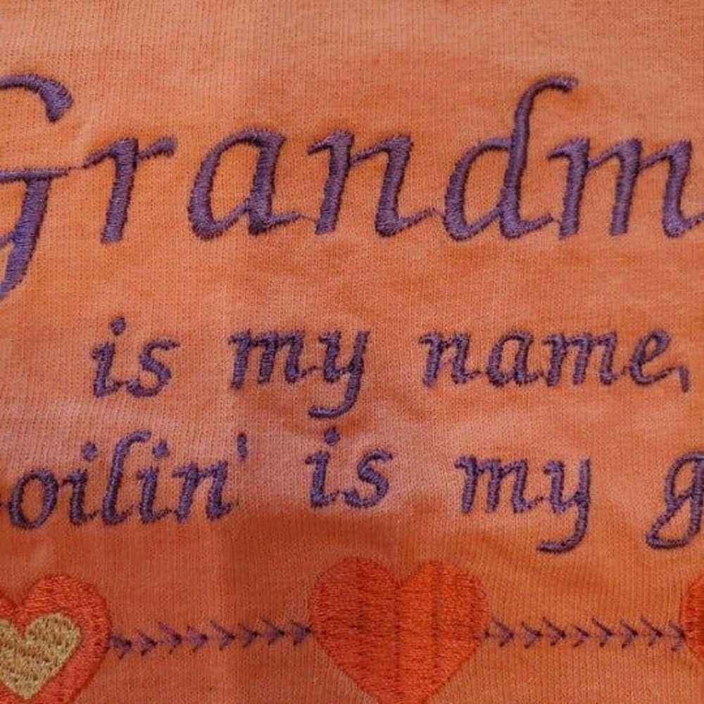 Vintage Grandma Is My Name Spoiling Is My Game Si… - image 3