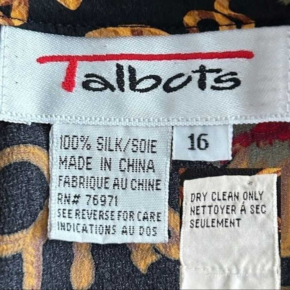 Talbots Silk Long Sleeve Holiday Blouse (16) - image 11