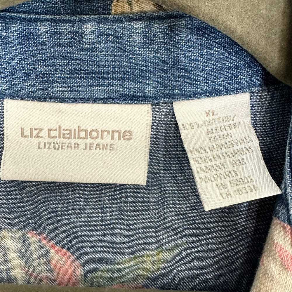 Liz Claiborne Lizwear Jeans Vintage Y2K Denim Flo… - image 6