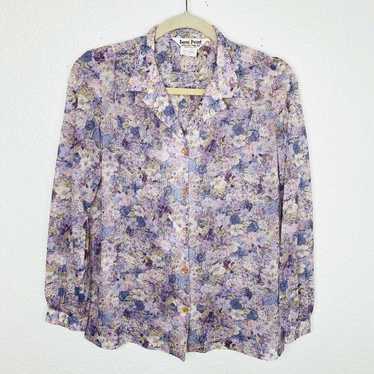 Dana Point Collectibles Vintage Top Blouse Womens 