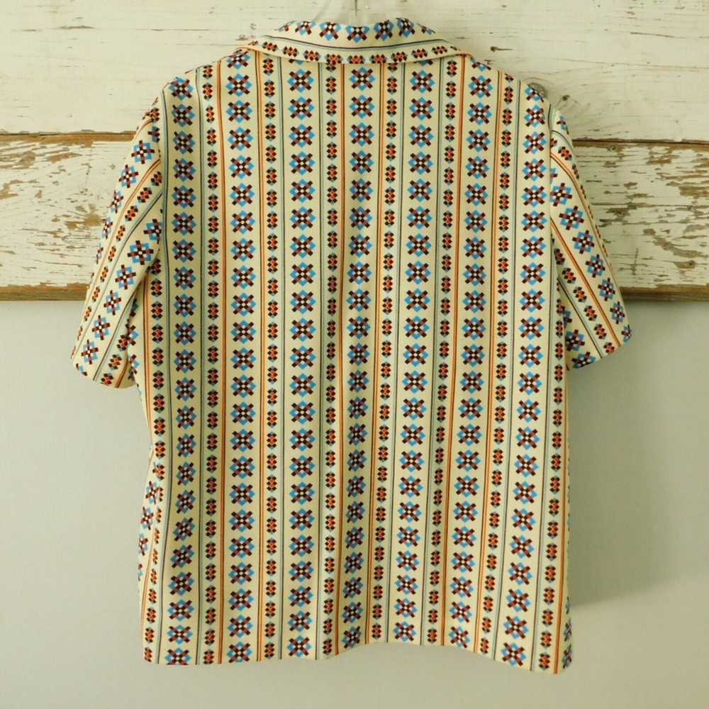 Vintage 2 Piece Twin Set Shirt & Sleeveless Top B… - image 3