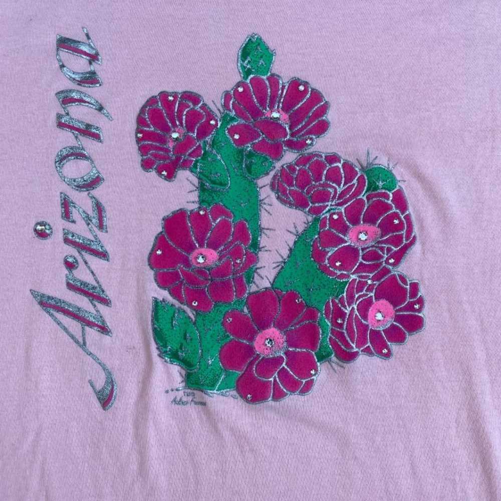 Vintage Arizona Flower Bedazzled Jewels WH Smith … - image 3