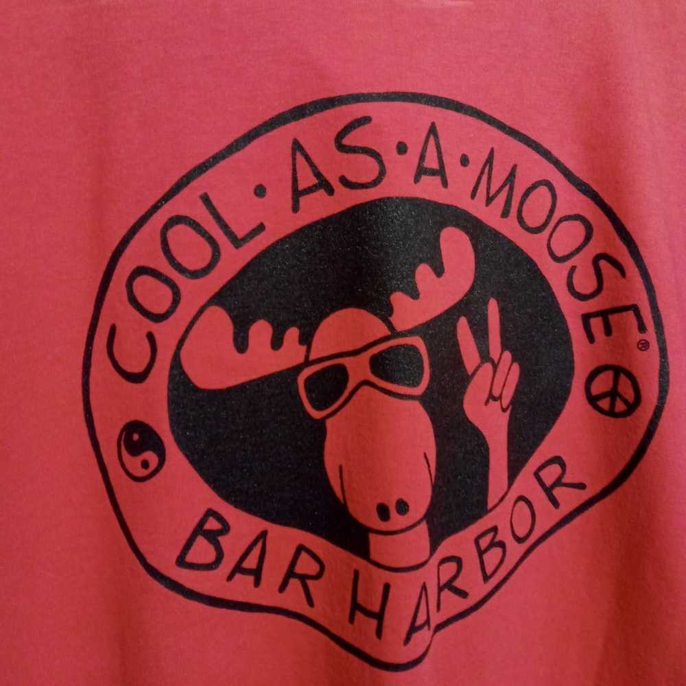 1980's Cool as a Moose Bar Harbor single stitch t… - image 2