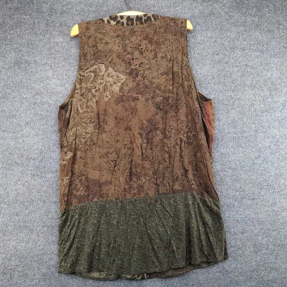Vintage URU Button Up Shirt Womens One Size Sleev… - image 5