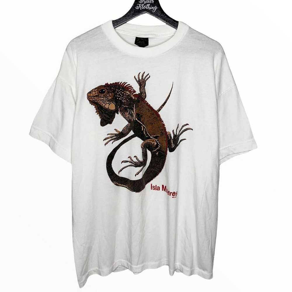 Vintage Lizard Iguana Graphic T-Shirt - image 1
