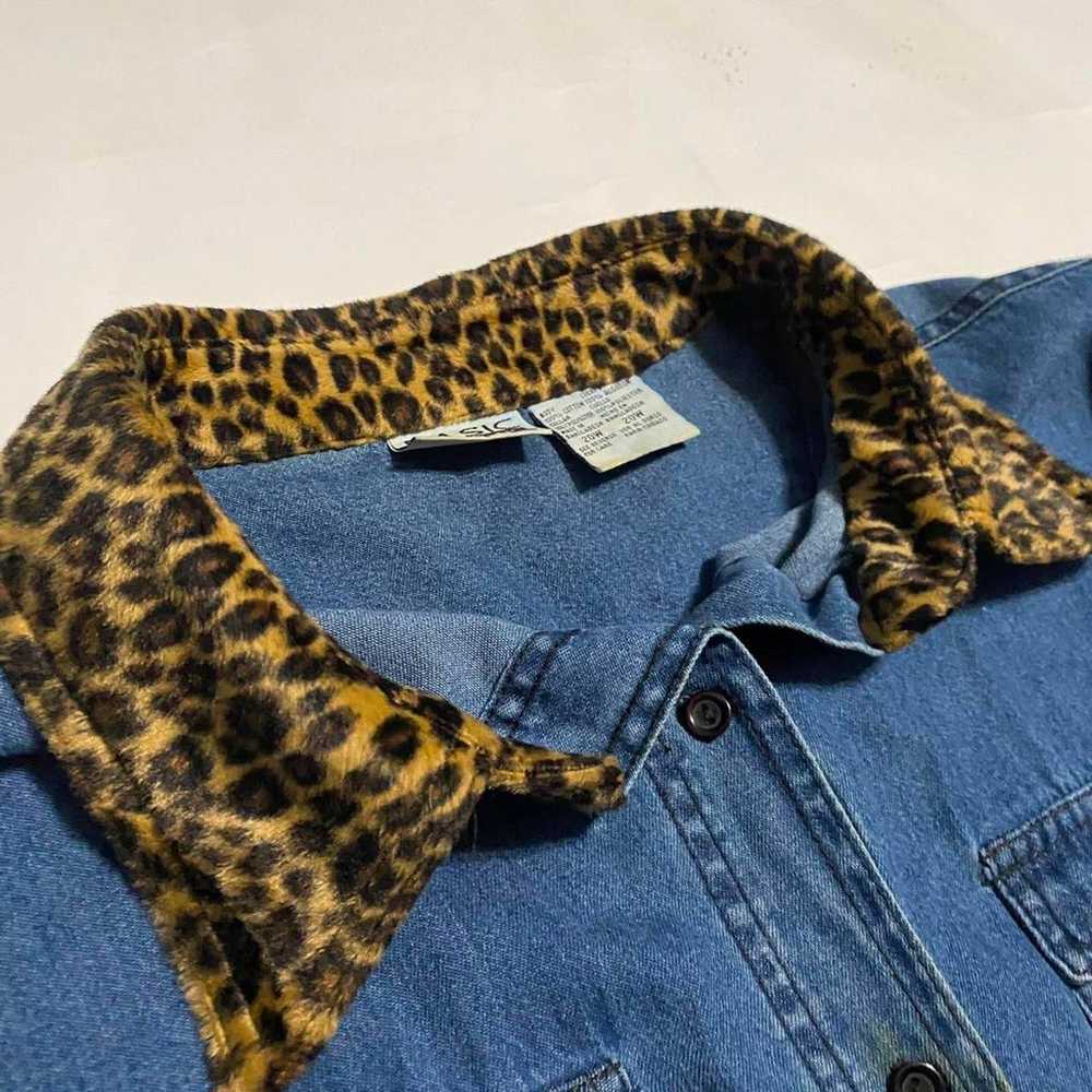 1990s vintage button up denim - image 2