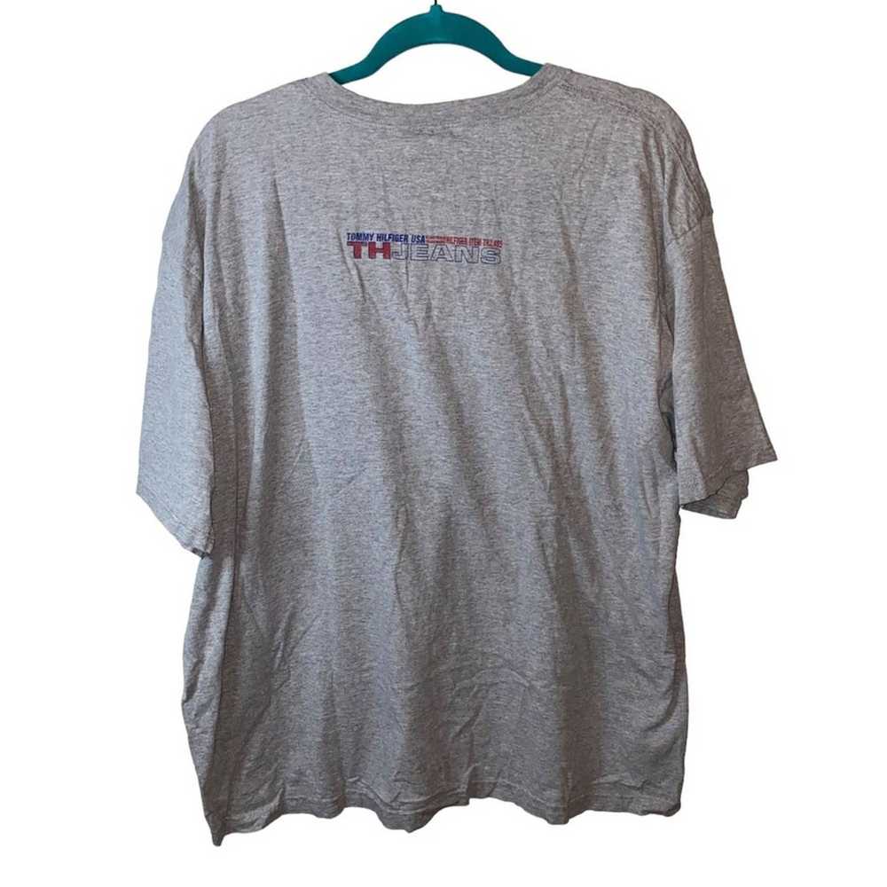 Tommy Jeans Vintage Gray Graphic Short Sleeve Tee… - image 3