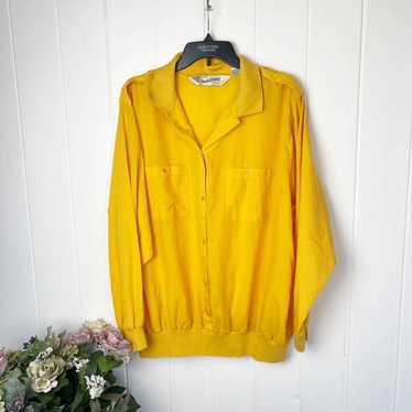 Vintage 1980’s-1990’s Diane Von Furstenberg Yellow