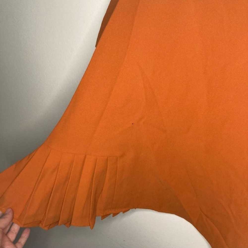 Eloquii Orange Pleated Hem Top! - image 6