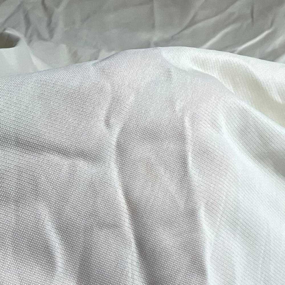 Vintage Crème White Silky Nightgown Slip Dress - image 7