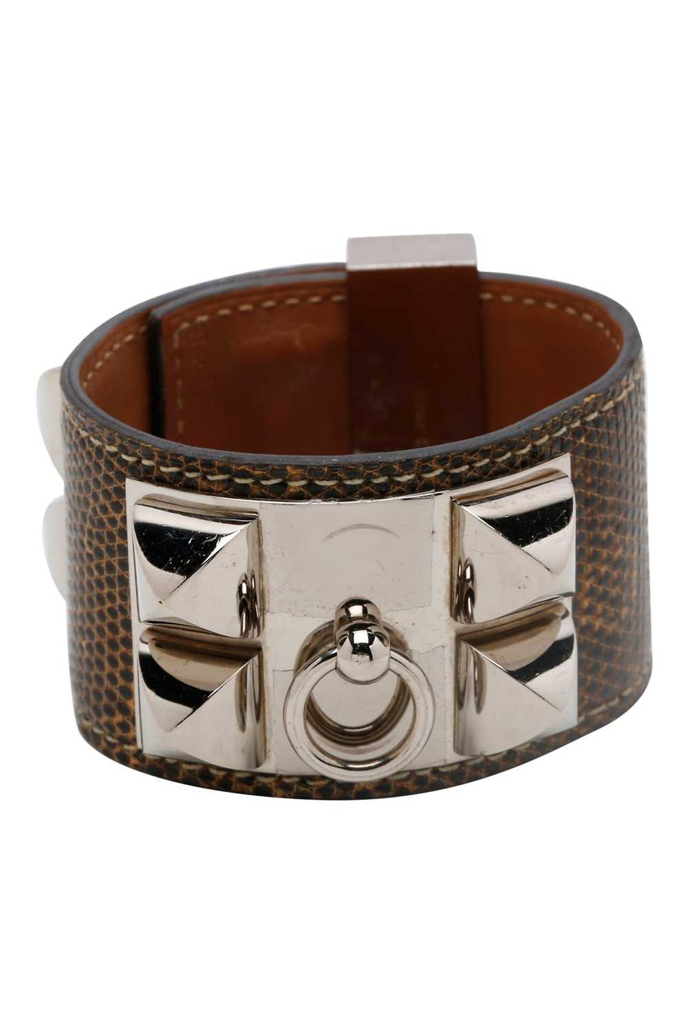 Hermes Hermès Lizard Collier de Chien Leather Wi… - image 1